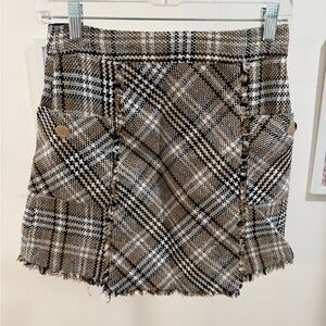 Zara Tweed Mini Skirt